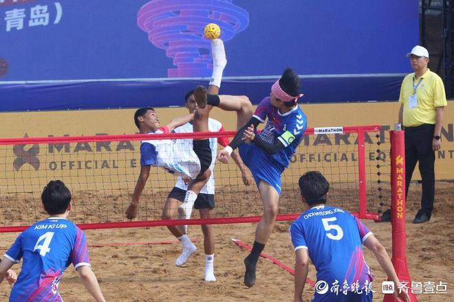 菲律宾2：1逆转韩国！2024年亚洲沙滩藤球锦标赛激情开赛(图2)