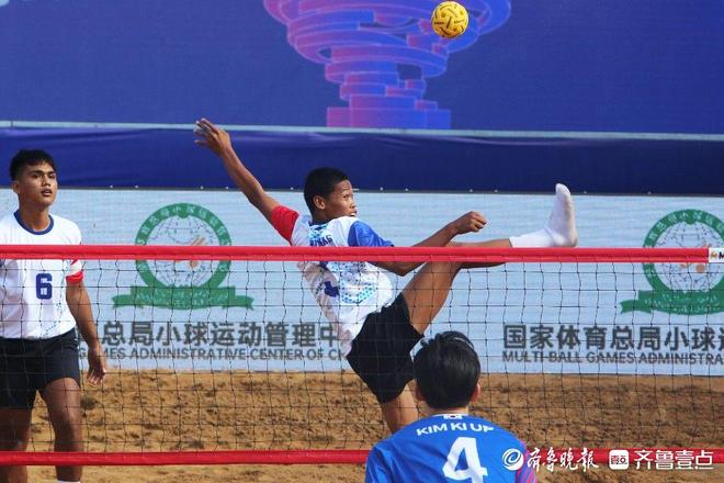 菲律宾2：1逆转韩国！2024年亚洲沙滩藤球锦标赛激情开赛(图1)