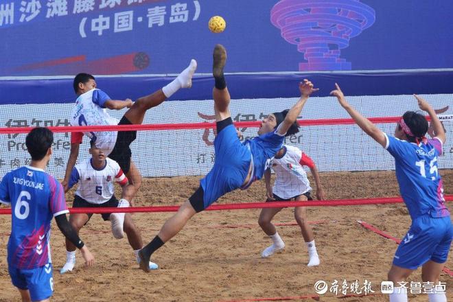 菲律宾2：1逆转韩国！2024年亚洲沙滩藤球锦标赛激情开赛(图3)