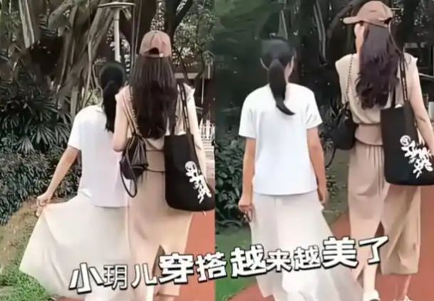 33岁马筱梅带小玥儿喝下午茶眼神慈爱又温柔这后妈当得好称职(图4)