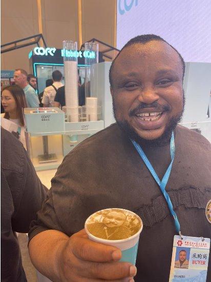 全球排名第一的第6代咖啡机器人cofe+登陆广交会(图6)