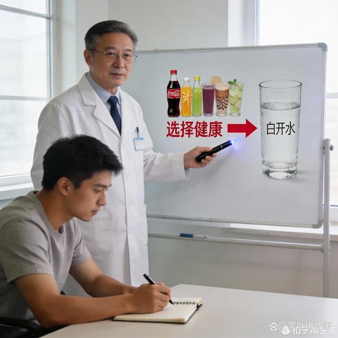 男子长期饮料当水喝血糖飙升至仪器“爆表”(图1)