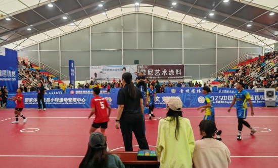 中国-东盟藤球邀请赛缅甸队和越南队分获男、女单组赛冠军(图1)