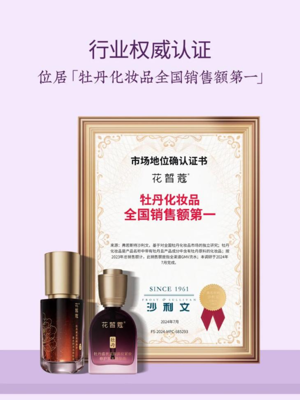 花皙蔻三项牡丹原料荣膺2025「了不起的中国原料」大奖引领国货护肤创新！(图6)