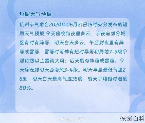 杭州临平天气(杭州临平天气预报7天)