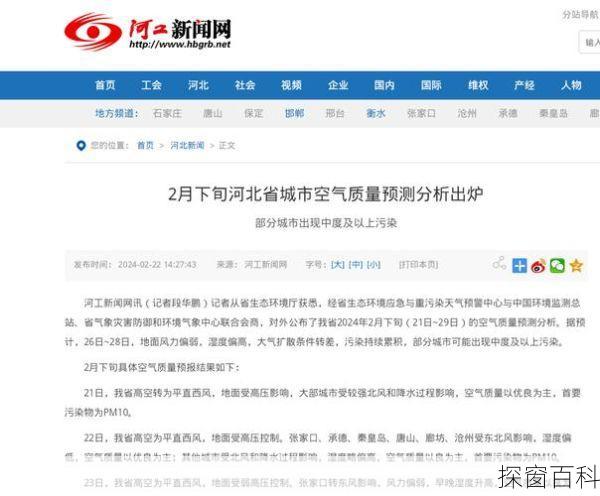 河北空气质量_河北空气质量实时监测
