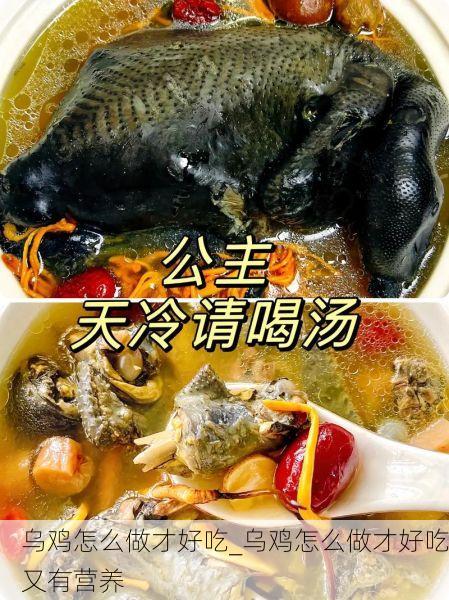 乌鸡怎么做才好吃_乌鸡怎么做才好吃又有营养