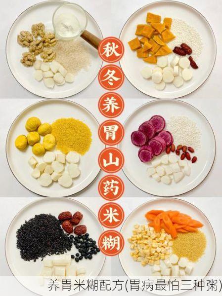 养胃米糊配方(胃病最怕三种粥)