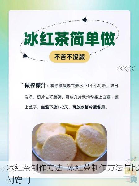 冰红茶制作方法_冰红茶制作方法与比例窍门