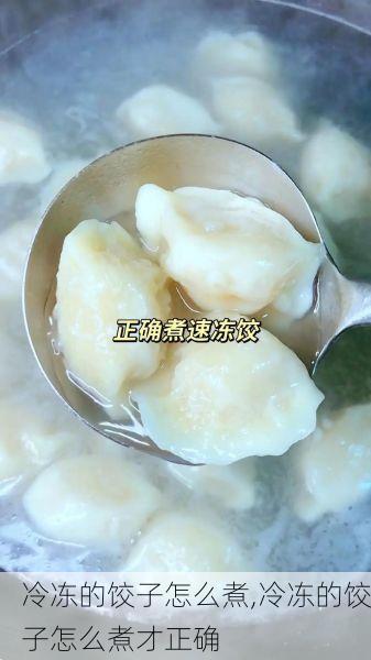 冷冻的饺子怎么煮,冷冻的饺子怎么煮才正确