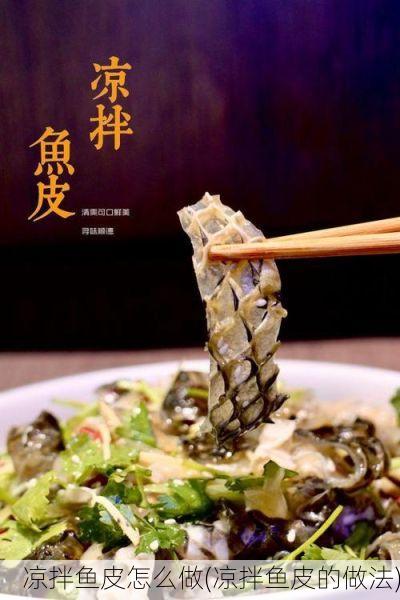 凉拌鱼皮怎么做(凉拌鱼皮的做法)