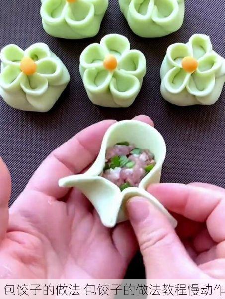 包饺子的做法 包饺子的做法教程慢动作