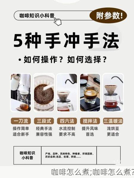 咖啡怎么煮;咖啡怎么煮?